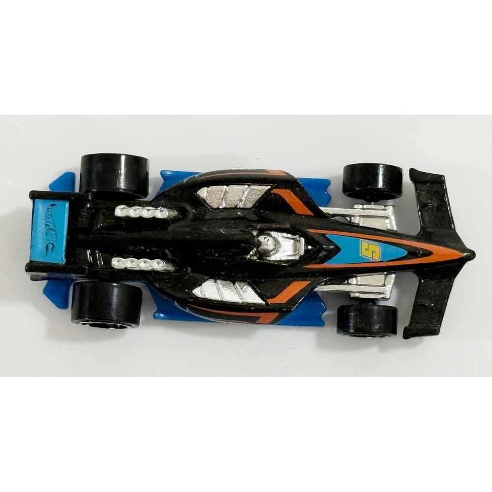 Hot Wheels Winning Formula Toy Car Kids 1:64 Black Blue Orange Race Car 2014